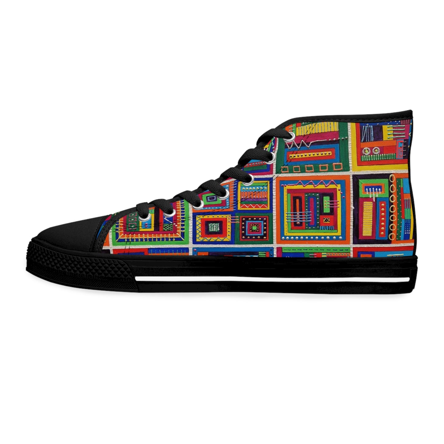 Women's High Top Sneakers - No. 156 - It's Complicated' - By Irish Artist Fiona de Lacy