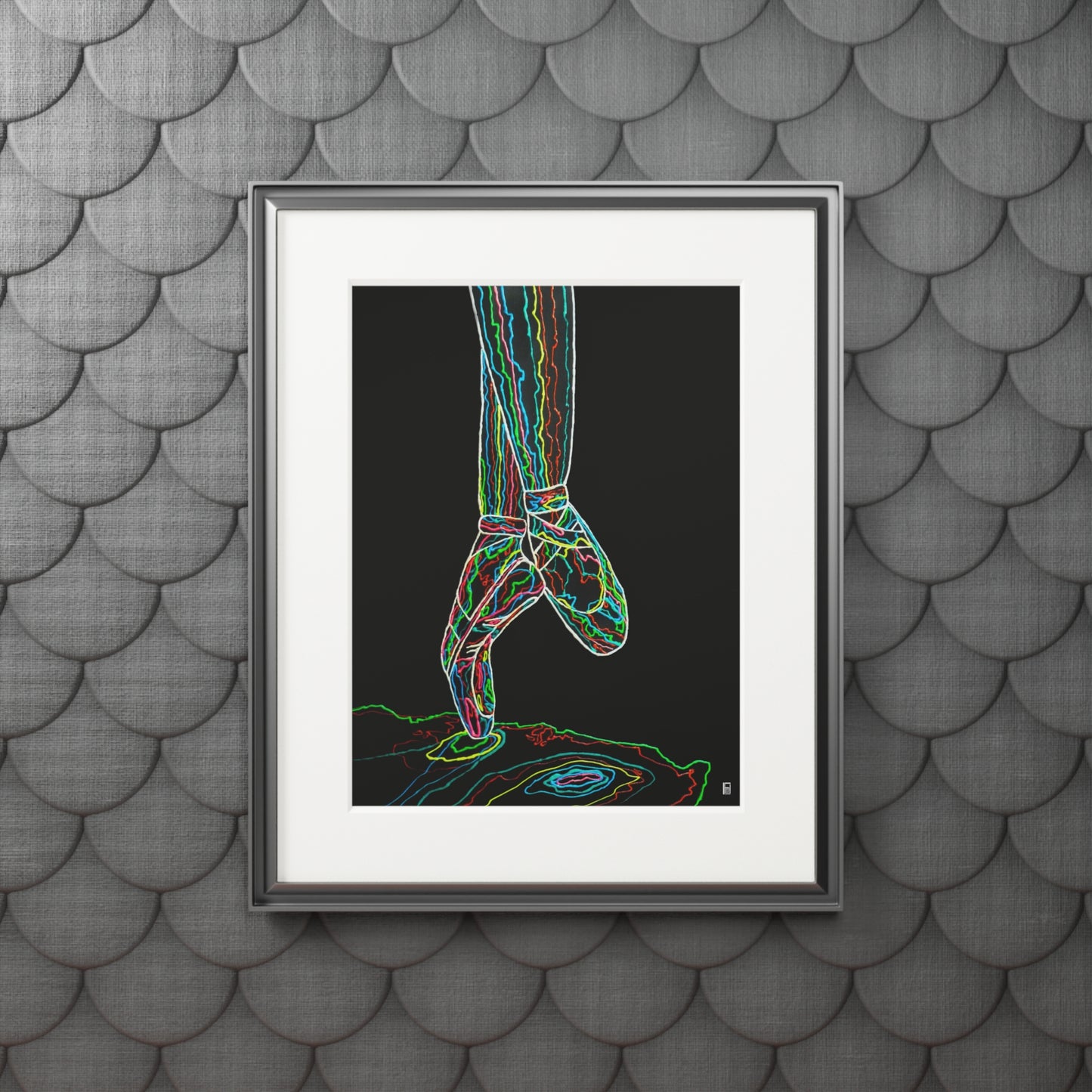 Fine Art Print (Cardboard Frame) - No. 227 - Dancing in the dark