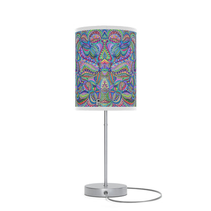 Lamp on a Stand, US|CA plug, No. 255 - Multicolour Abstract