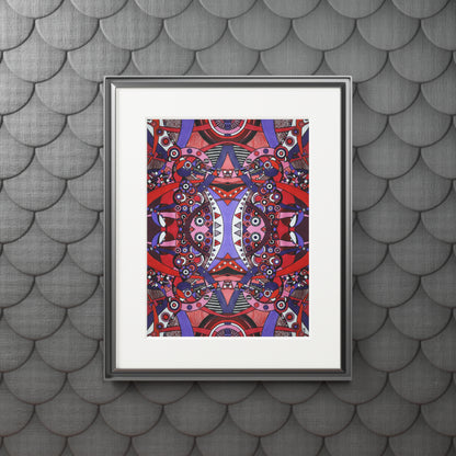 Fine Art Print (Cardboard Frame) - No. 220 - Connections Pattern