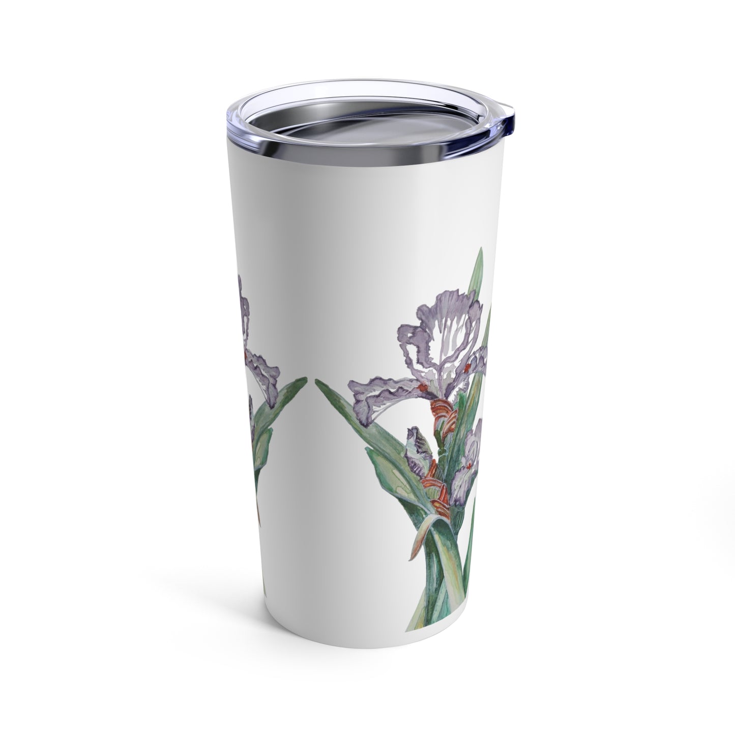 Tumbler 20oz - No.  272 Purple Orchid - By Irish Artist Fiona de Lacy