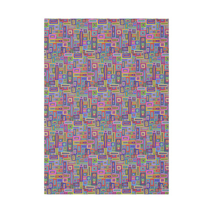 Giclée Canvas Print - No. 264 - Coloured Rectangle Abstract