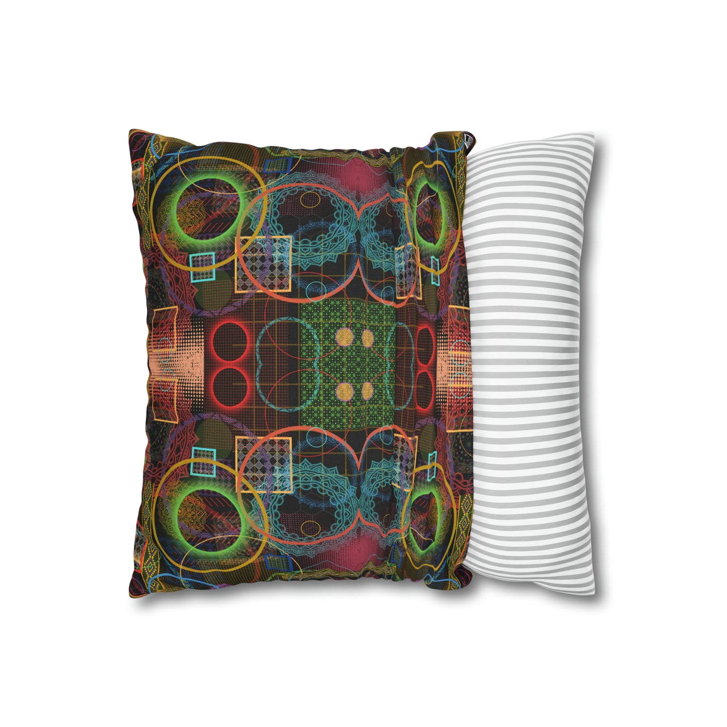 Cushion Pillow Case - No. 299 A - Multicolour Abstract