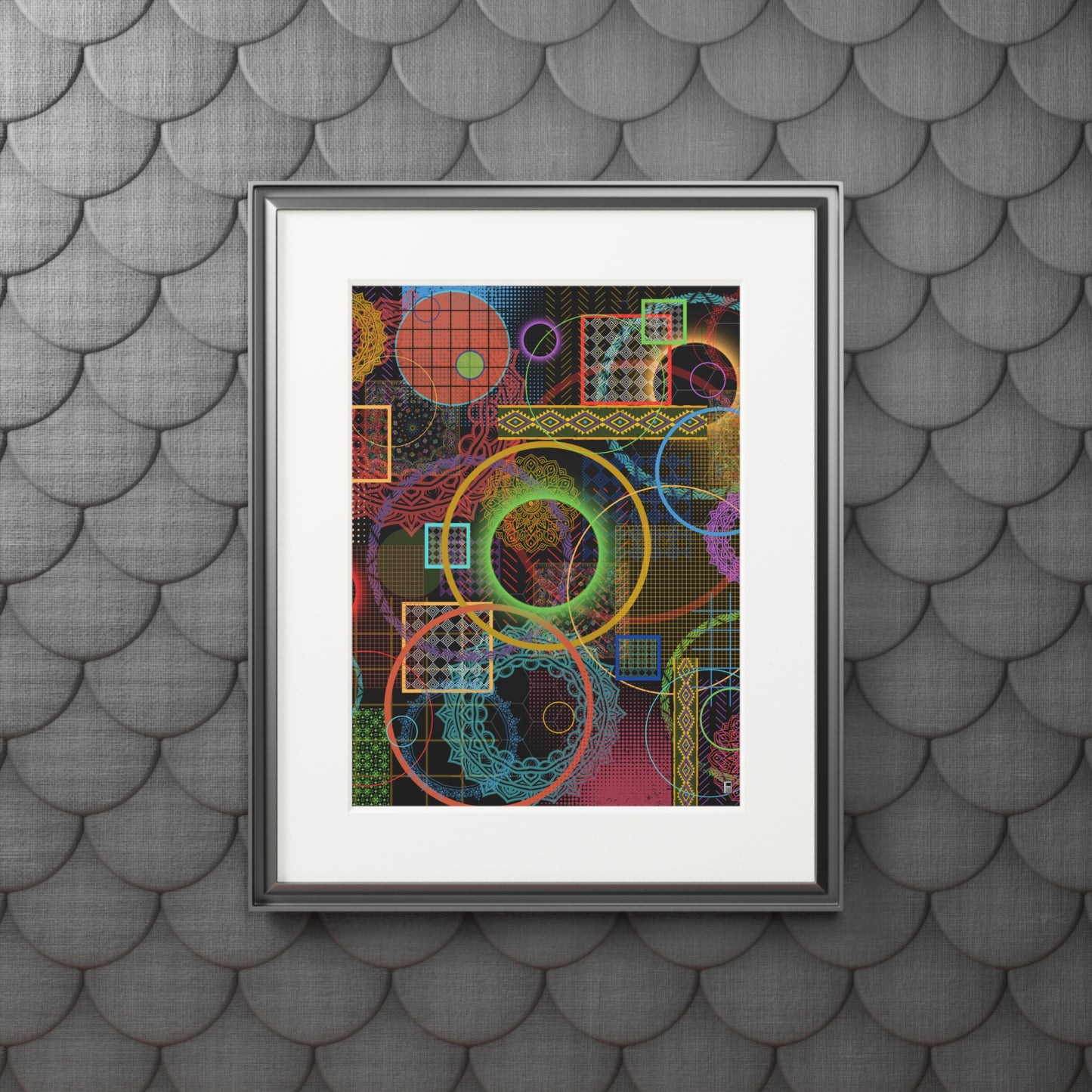 Fine Art Print (Cardboard Frame) - No. 299 - 'Rings'