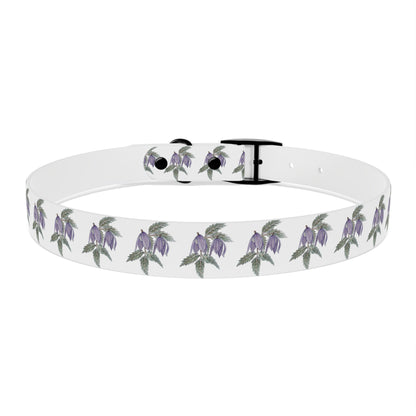 Dog Collar - No. 270 - Purple Drop Flowers