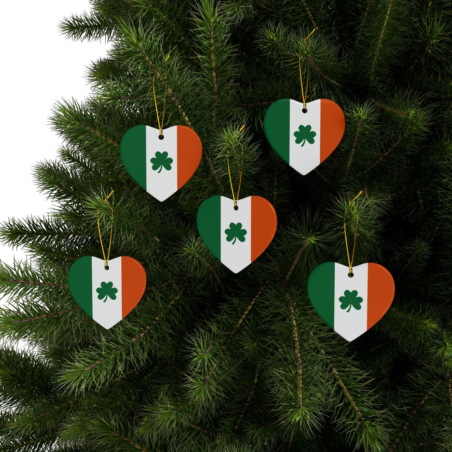 Ceramic Ornament - No. 008 - Shamrock