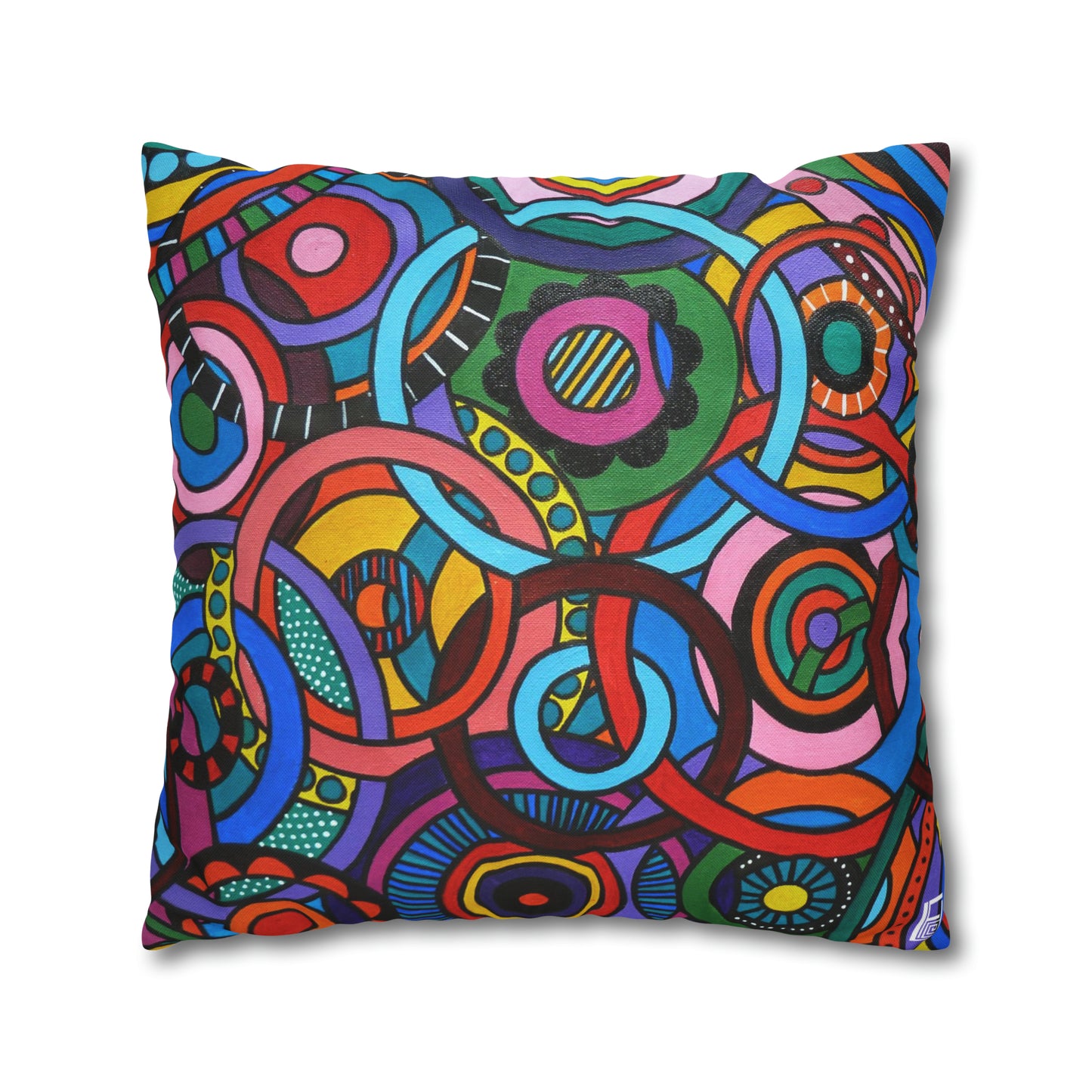 Cushion Pillow Case - No. 221 A - 'Interlinked'