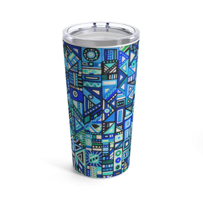 Tumbler 20oz - No. 313 - Routine - By Irish Artist Fiona de Lacy