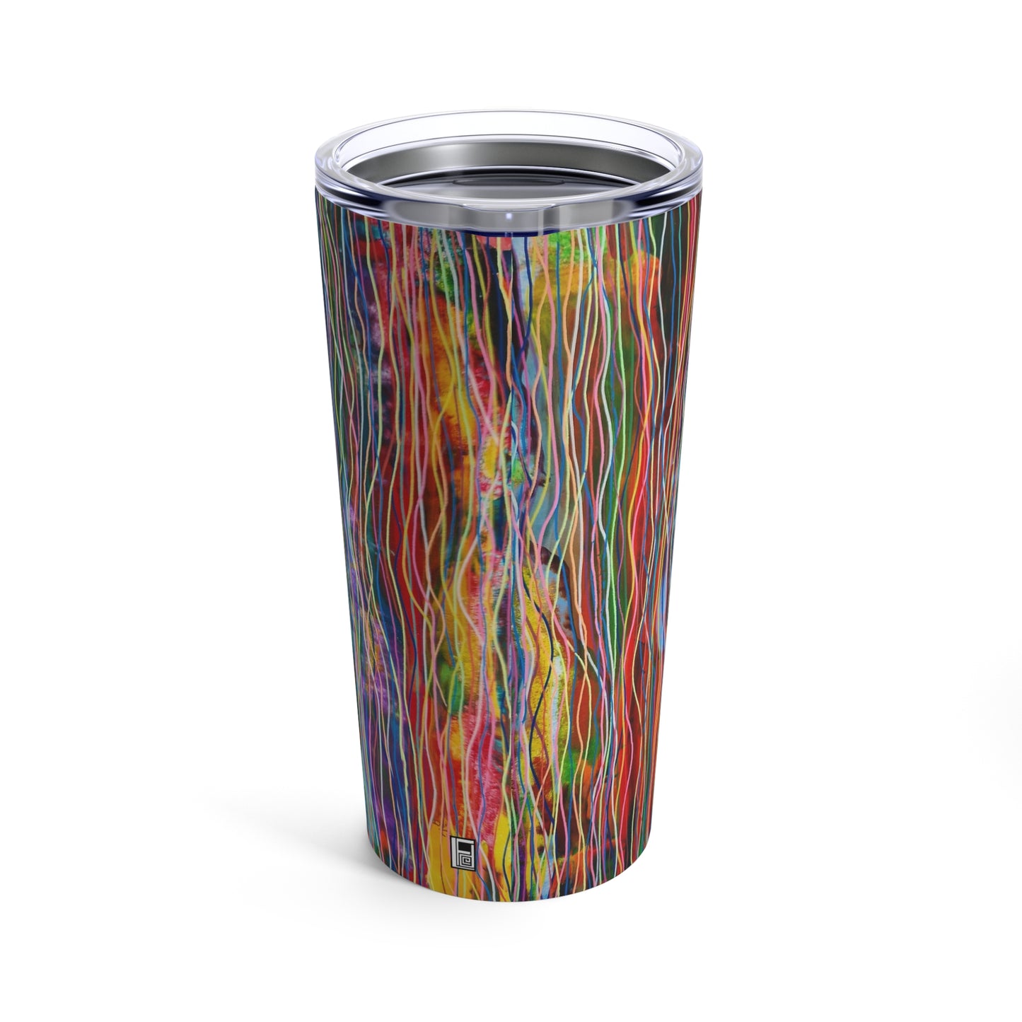 Tumbler 20oz - No.  236 - By Irish Artist Fiona de Lacy - Multicoloured