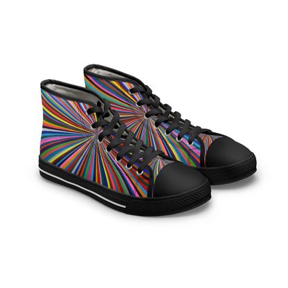 Women's High Top Sneakers, No. 205 - 'Spectrum'