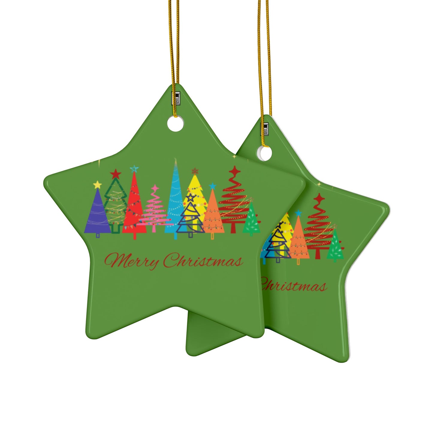 Ceramic Ornament - Merry Christmas G