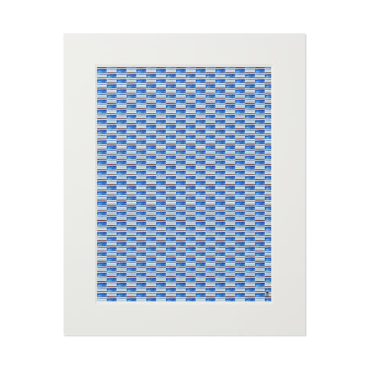 Fine Art Print (Cardboard Frame) - No. 140 - 'Thin Blue Line'