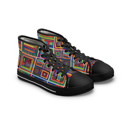 Women's High Top Sneakers - No. 156 - It's Complicated' - By Irish Artist Fiona de Lacy