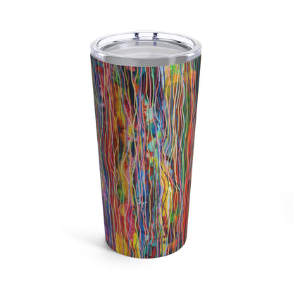 Tumbler 20oz - No.  236 - By Irish Artist Fiona de Lacy - Multicoloured