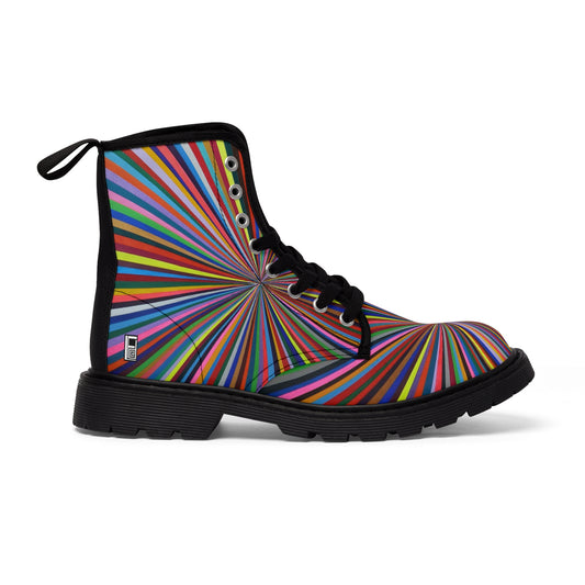 Women's Canvas Boots No. 205  - 'Spectrum'