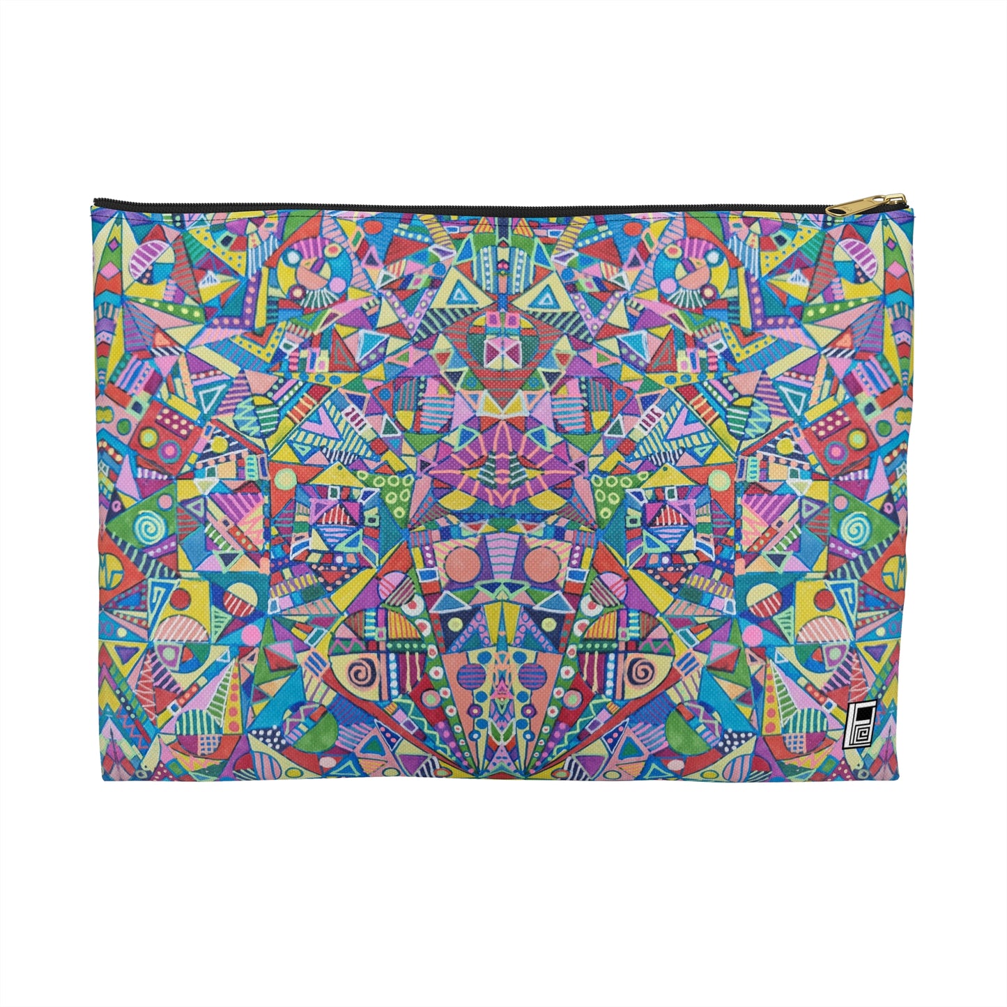 Make Up Bag - No. 254 - Multicoloured Abstract