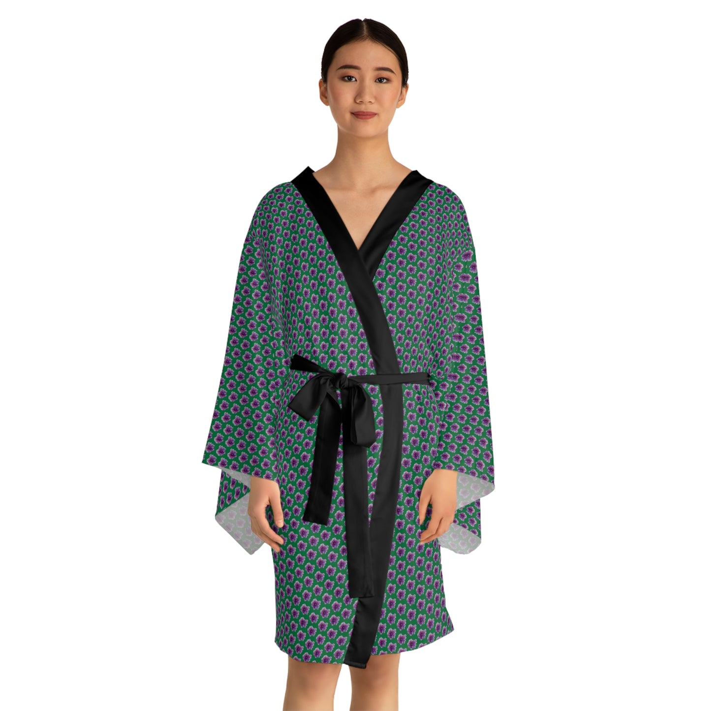 Long Sleeve Kimono Robe  - No. 269 GN