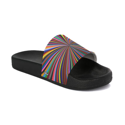 Women's Slide Sandals - No. 205 - 'Spectrum' - By Irish Artist Fiona de Lacy