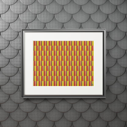 Fine Art Print (Cardboard Frame) - No. 130 - Sunrise Pattern