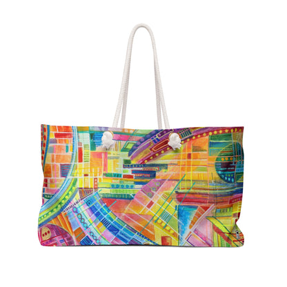 Weekender / Beach / Overnight Bag - No. 234 - Multicoloured Watercolour