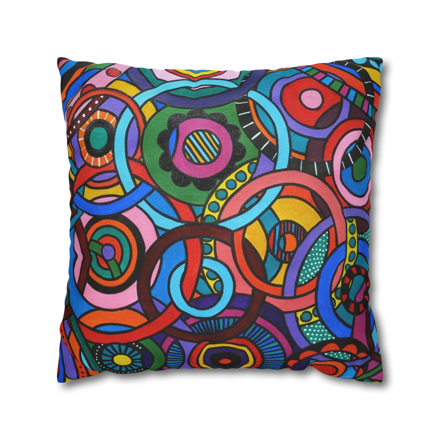 Cushion Pillow Case - No. 221 A - 'Interlinked'