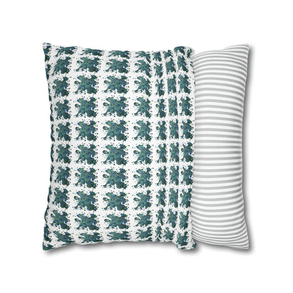 Cushion Pillow Case - No. 146 -  'Bird of Paradise' on White