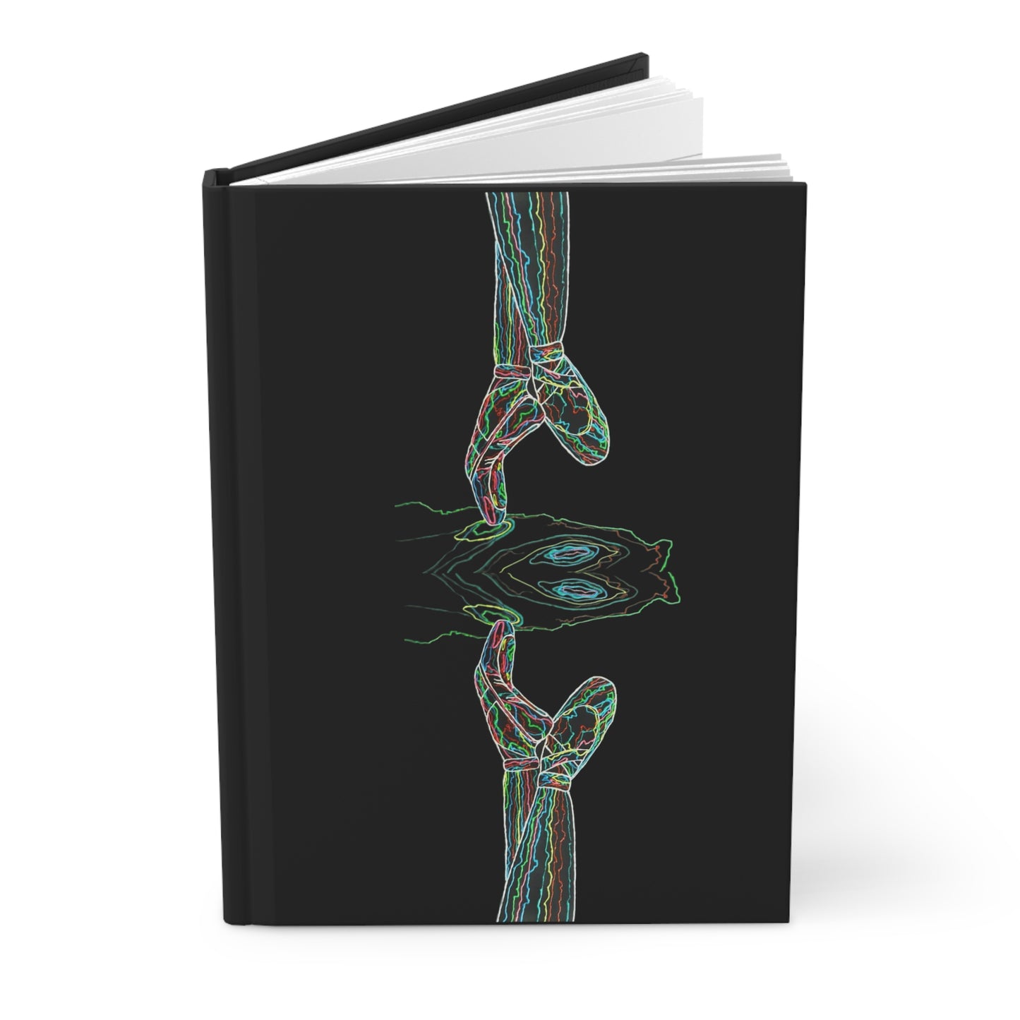 Hardcover Journal Matte (Lined) - No. 227 'Dancing in the Dark' - By Irish Artist Fiona de Lacy