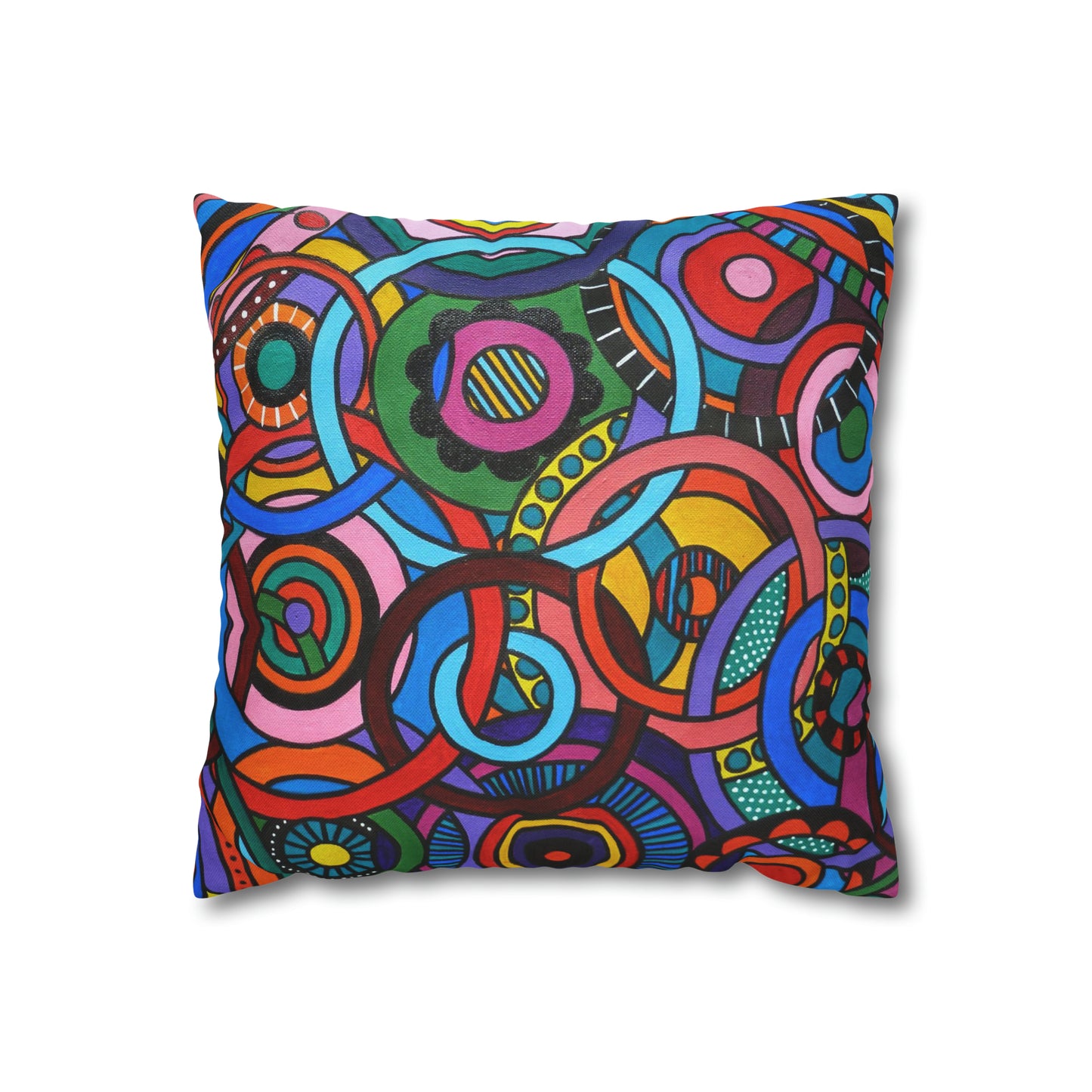 Cushion Pillow Case - No. 221 A - 'Interlinked'