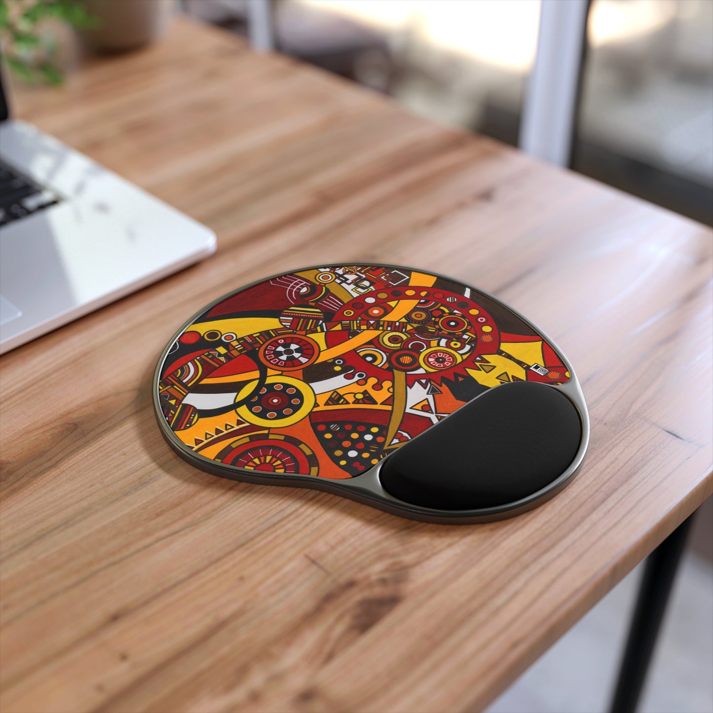 Mouse Pad With Wrist Rest - No. 222 - Clockworks