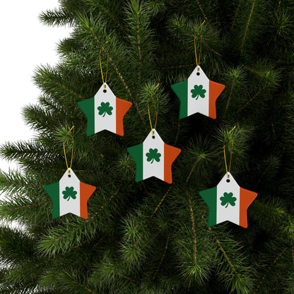 Ceramic Ornament - No. 008 - Shamrock