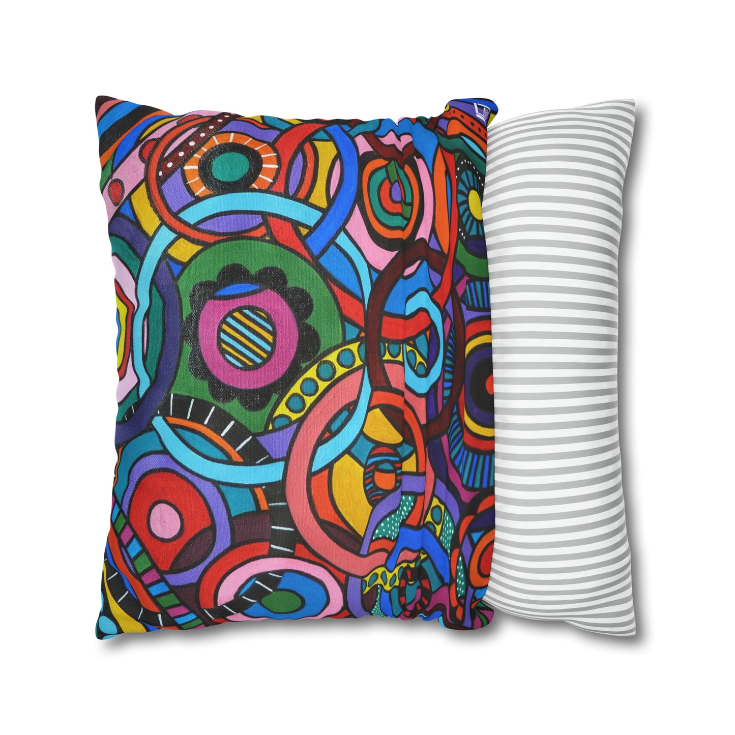 Cushion Pillow Case - No. 221 A - 'Interlinked'