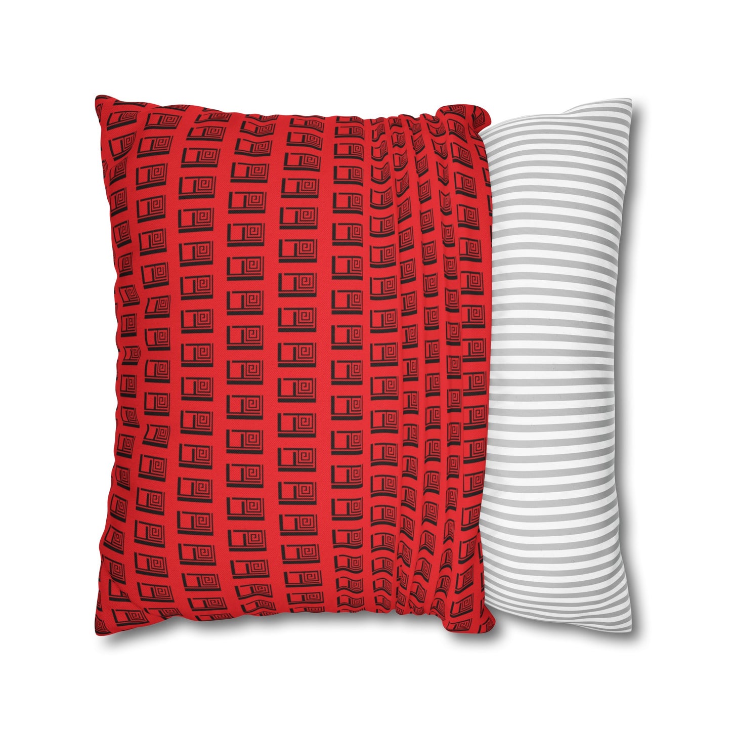 Cushion Pillow Case - No. 000RD - Artists logo on Red