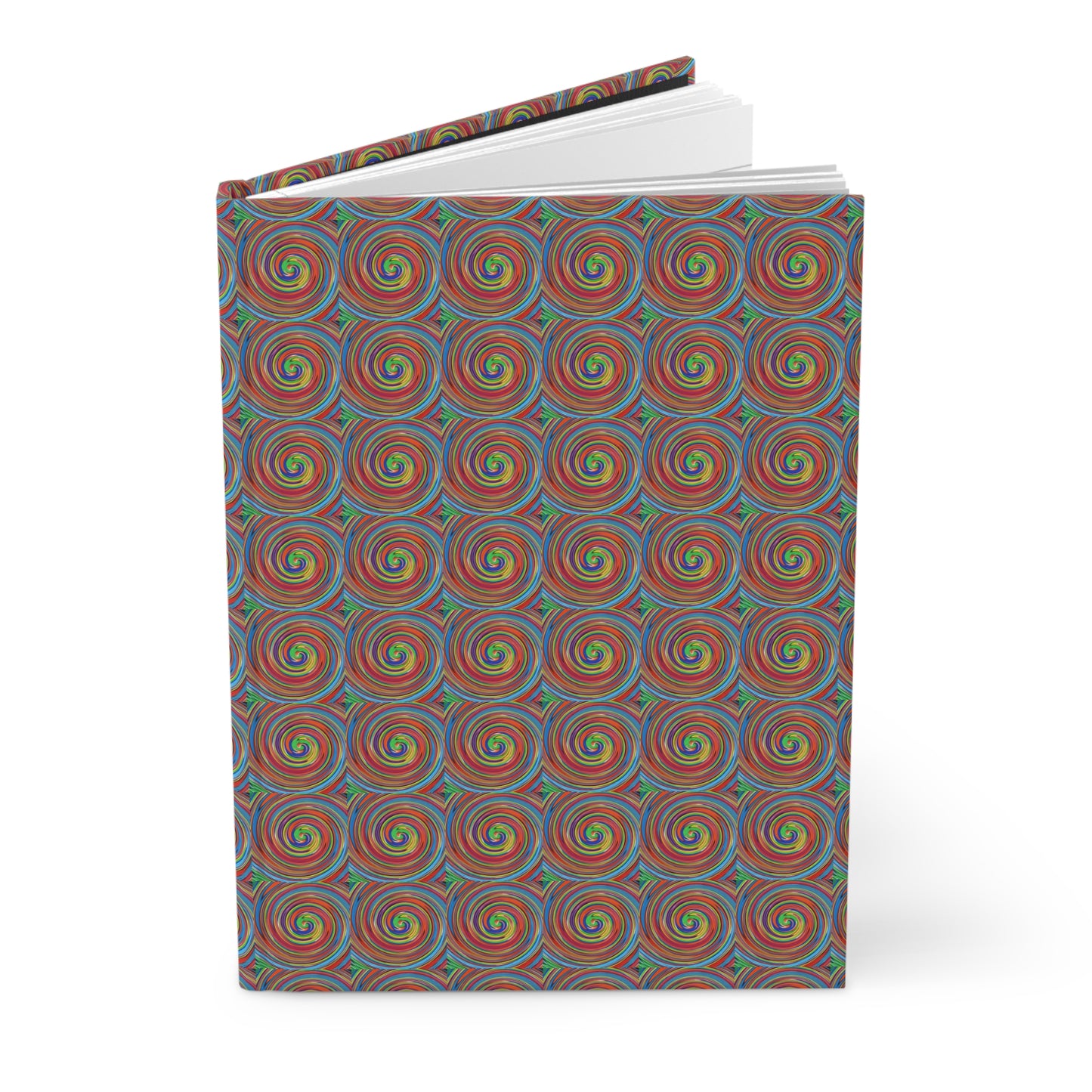 Hardcover Journal Matte (Lined) - No. 302 - Swirl - By Irish Artist Fiona de Lacy