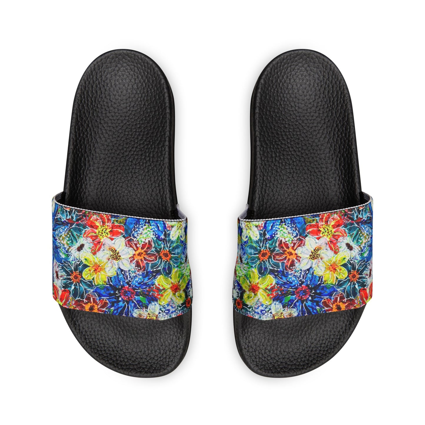 Children's Sliders - No. 242 - Large Blue flowers