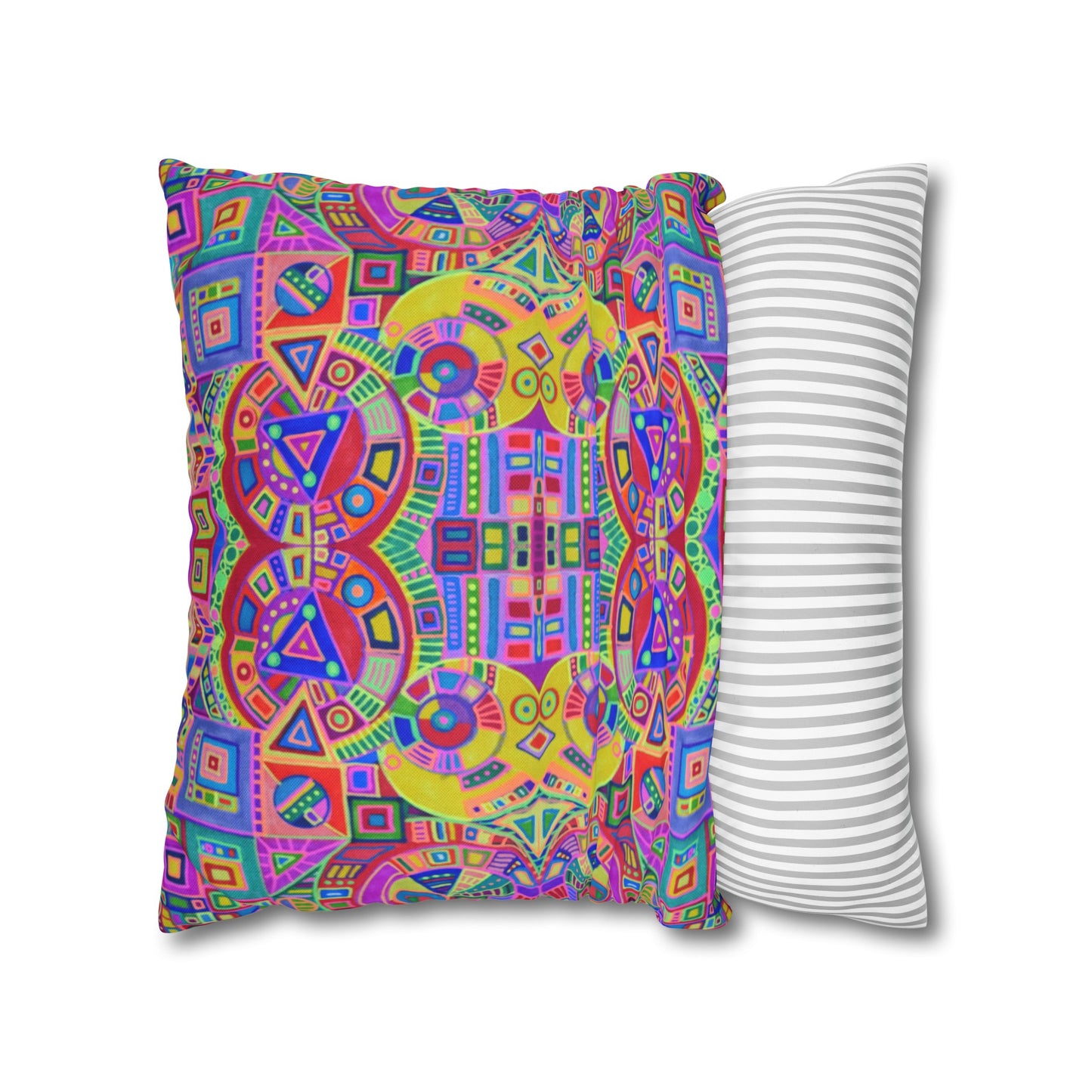 Cushion Pillow Case - No. 260 - Multicoloured Abstract