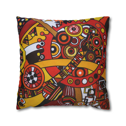 Cushion Pillow Case - No. 222 - 'Clockworks'