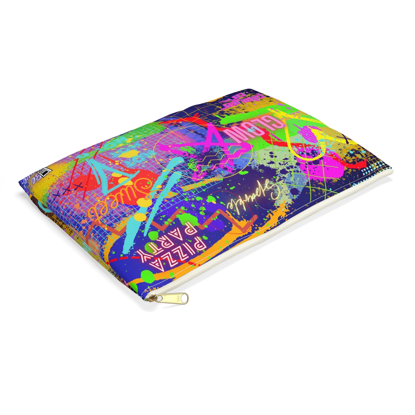 Make Up Bag - No. 232 - Pizza Party Graffiti