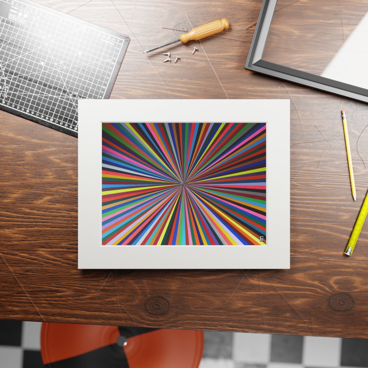 Fine Art Print (Cardboard Frame) - No. 205 - Spectrum A