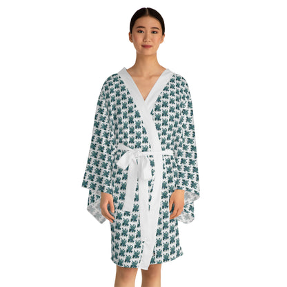 Long Sleeve Kimono Robe - No. 146 - 'Bird of Paradise'