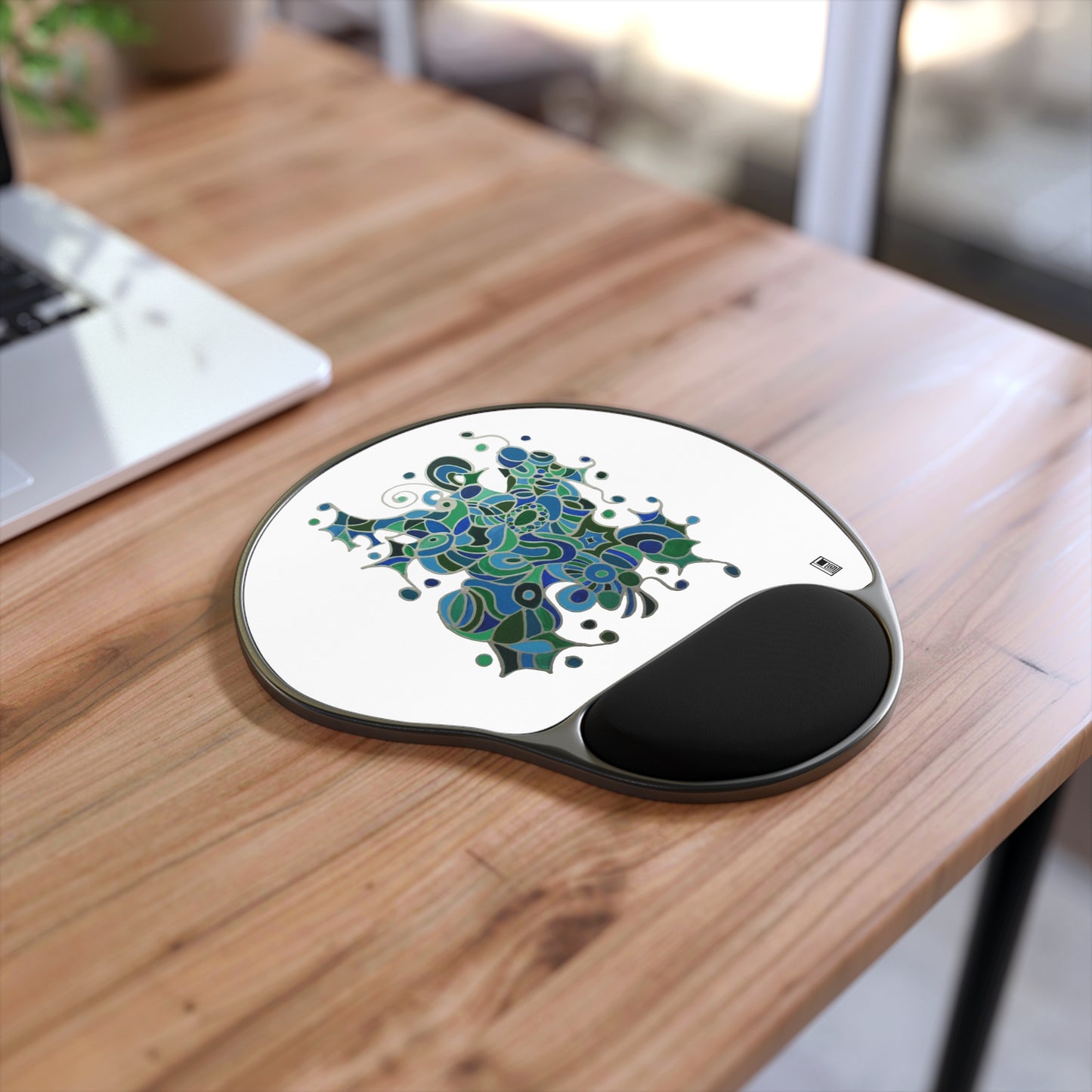 Mouse Pad With Wrist Rest - No. 146 - Bird of Paradise