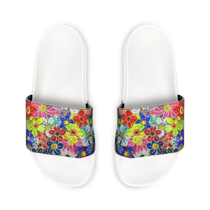 Children's Sliders - No. 241 - Flowers on Pink