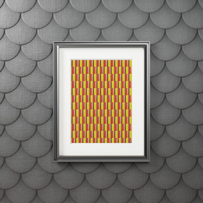 Fine Art Print (Cardboard Frame) - No. 130 - Sunrise Pattern