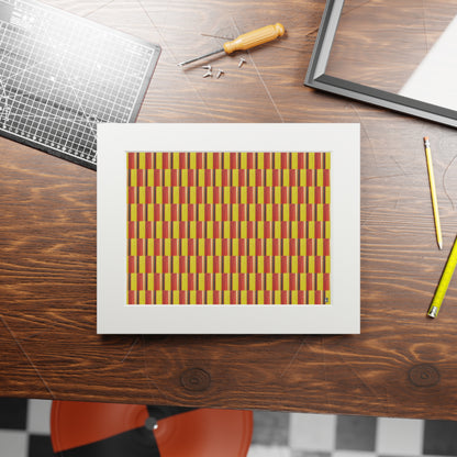 Fine Art Print (Cardboard Frame) - No. 130 - Sunrise Pattern