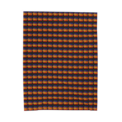Velveteen Plush Blanket -  No.149 - 'Through the lens' on Black