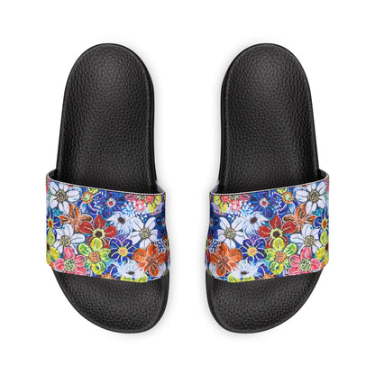 Children's Sliders - No. 240 - Flowers on Purple