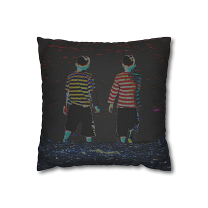 Cushion Pillow Case - No. 206 - 'Two Little Boys'