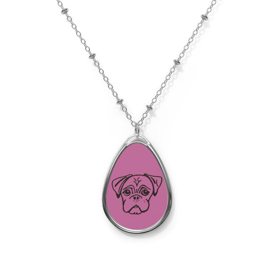 Oval Necklace - No. PUG PK