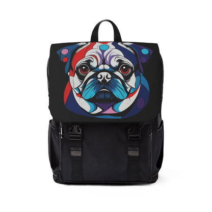 Casual Shoulder Backpack - Pug