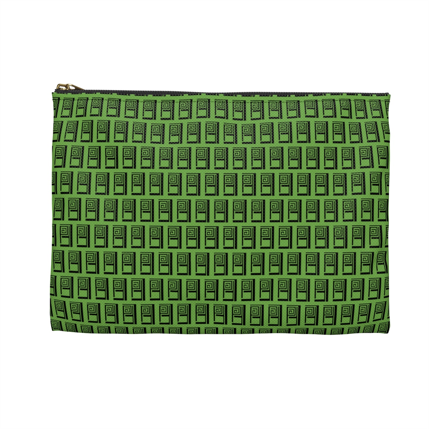 Make Up Bag - No. 000GN - Black Logo on Green