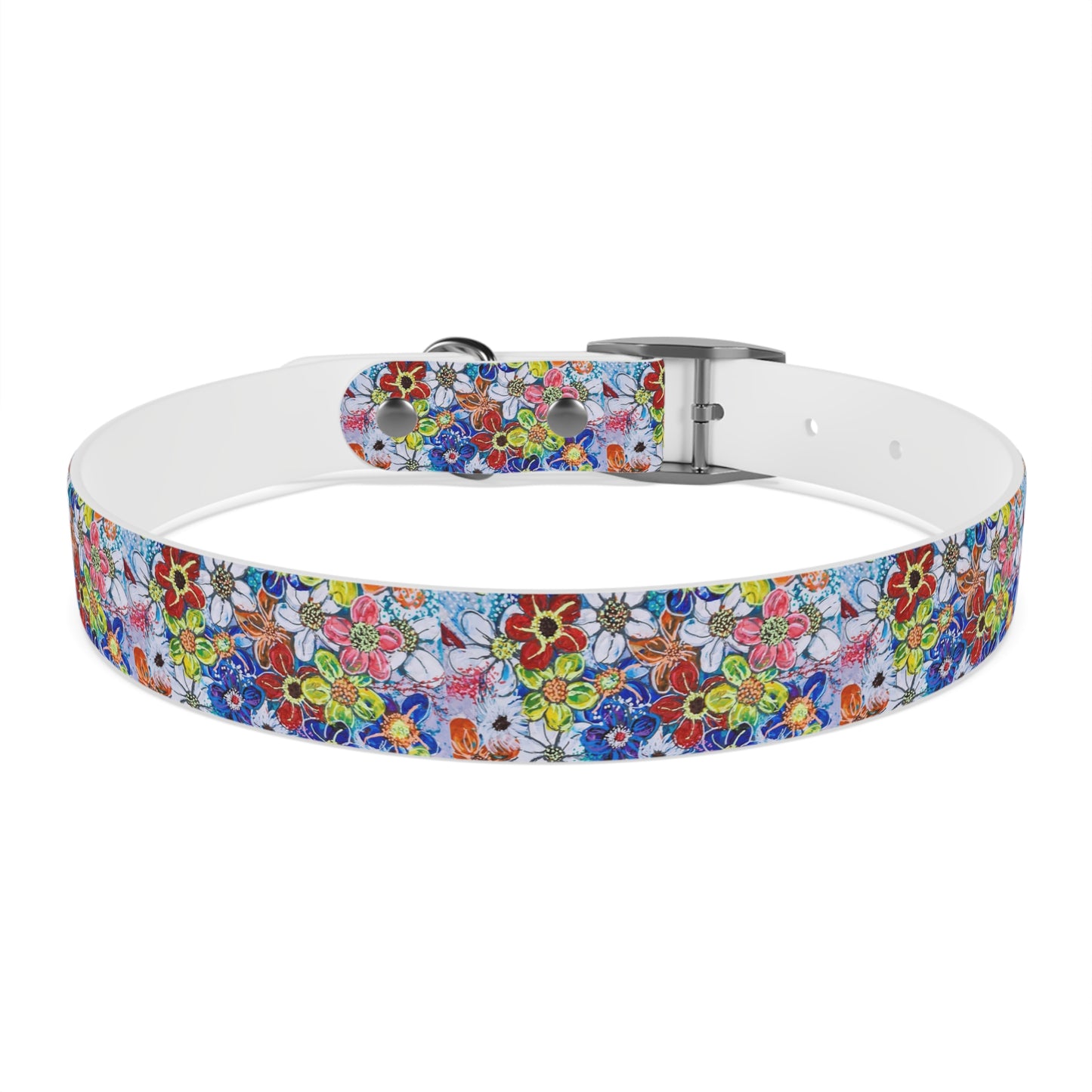 Dog Collar - No. 240 - Flowers